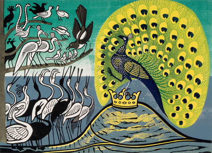 edward-bawden-peacock-and-magpie-print